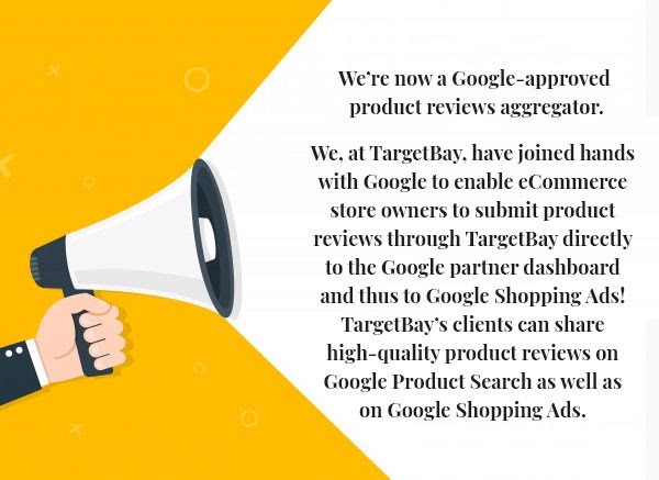 Google approved product reviews aggregator.