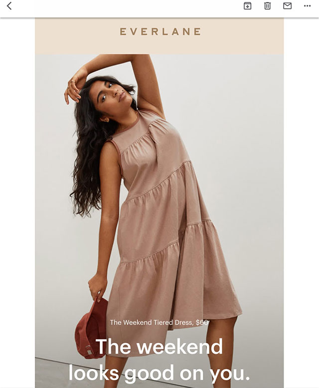 Everlane the Weekend Tiered Dress Review 2021