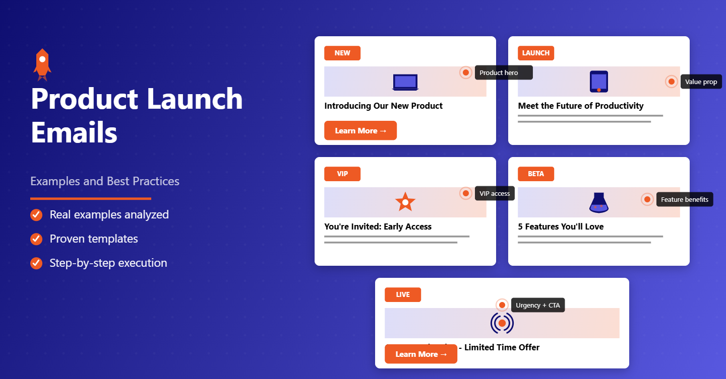 Product Launch Emails