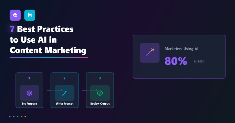 AI For Content Marketing - 7 Best Practices