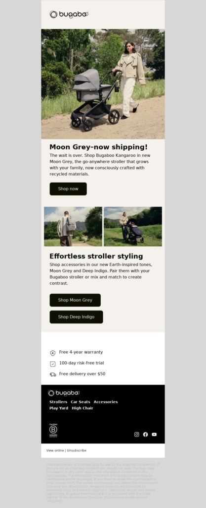 Baby Products Brand Email Template-Bugaboo(1)