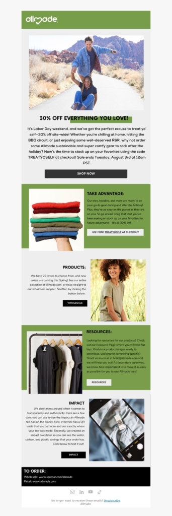 Allmade-Labor-Day-Email-Template