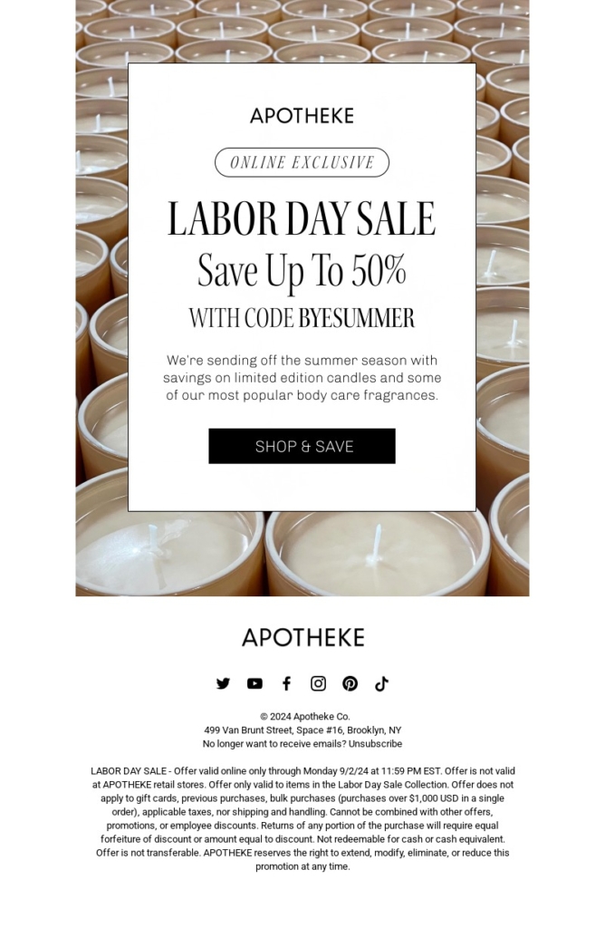 Apotheke-Labor-Day-Email-Template