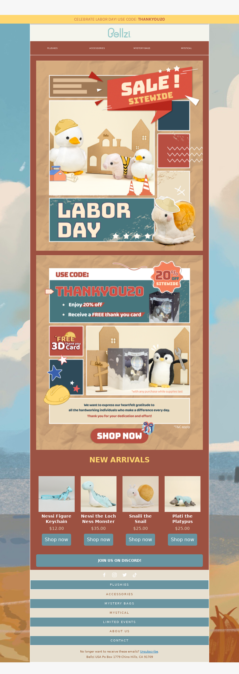 Bellzi Inc-Labor-Day-Email-Template