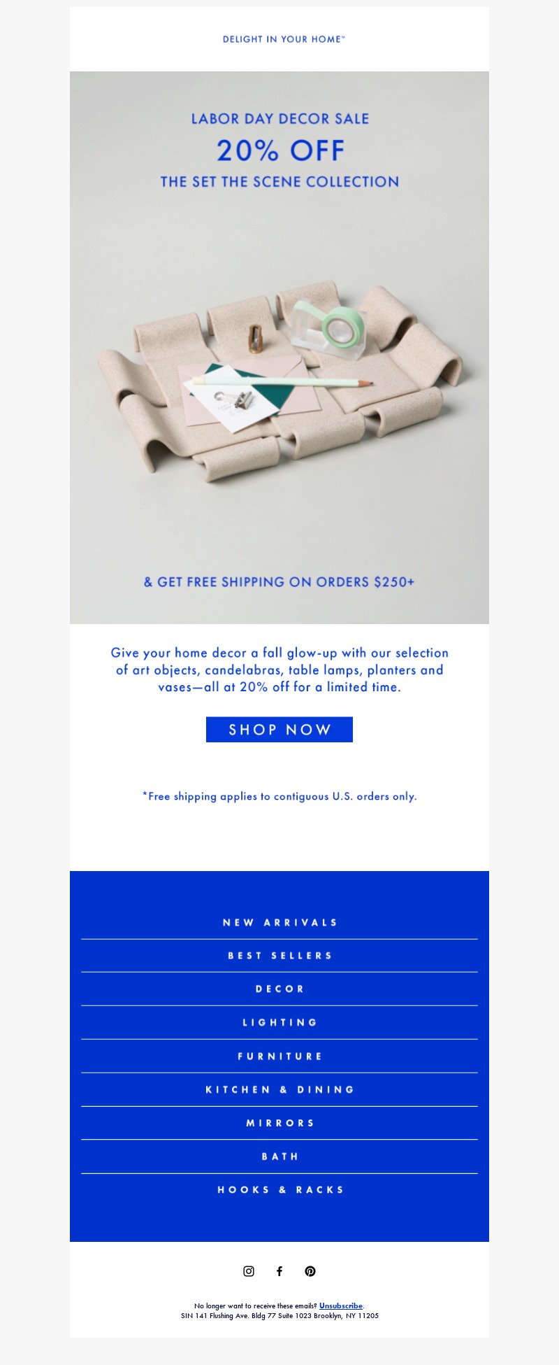 Delight in Your Home-Labor-Day-Email-Template