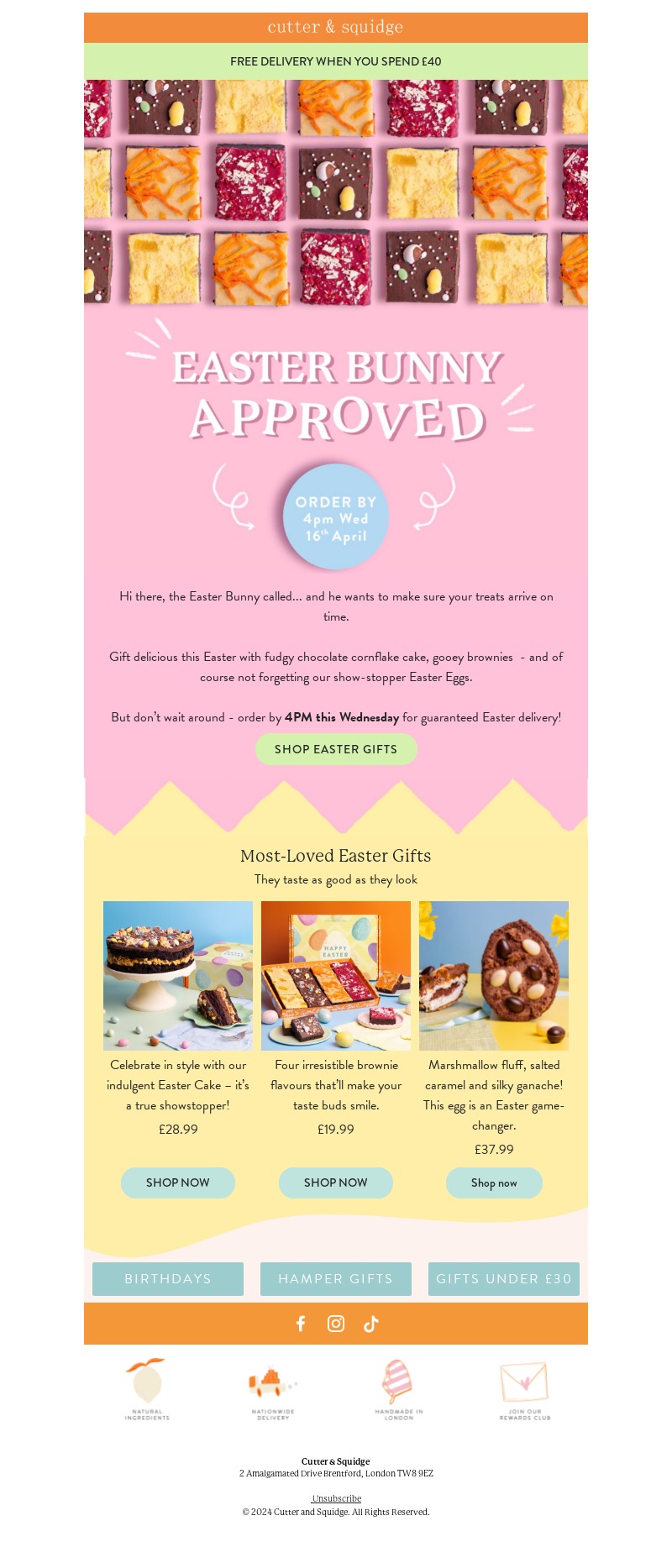 cutter and squidge 2-easter email template