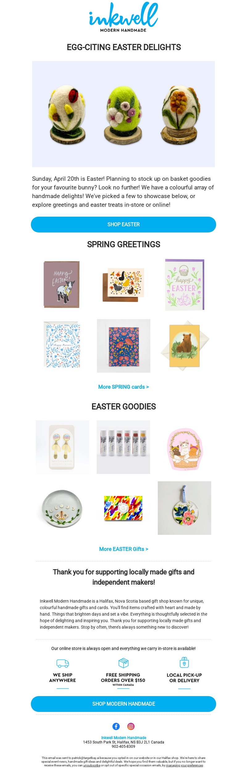 inkwell-easter email template
