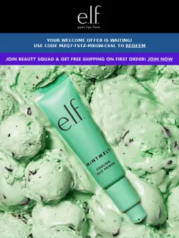 Your makeup looks minty fresh ❄️