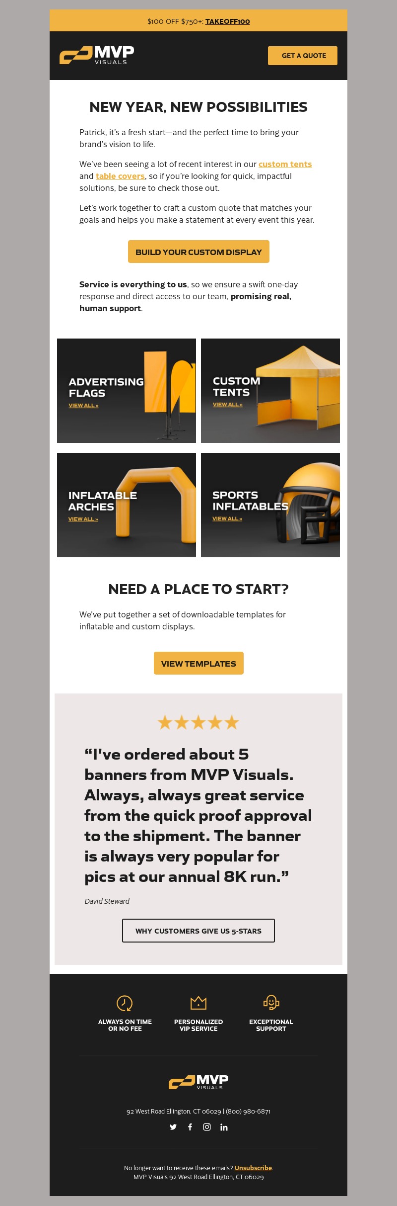 mvp visuals-new year email template