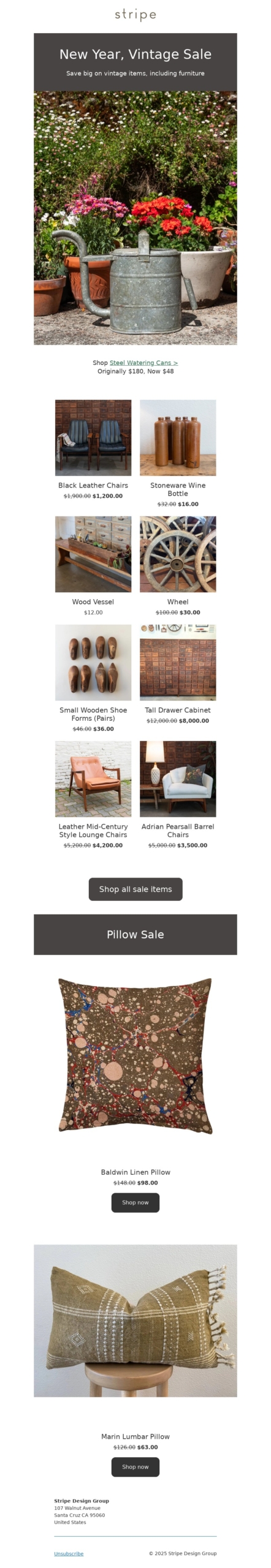 stripe-new year email template