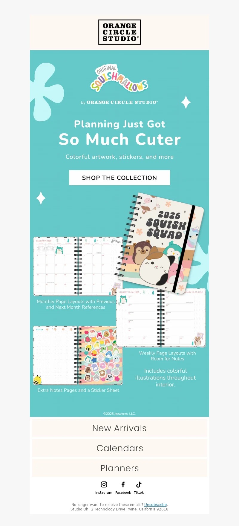 studio oh-new year email template