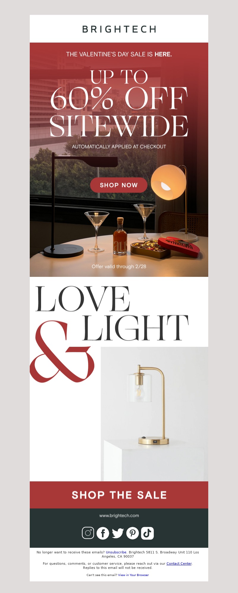 brightech-valentines day email template