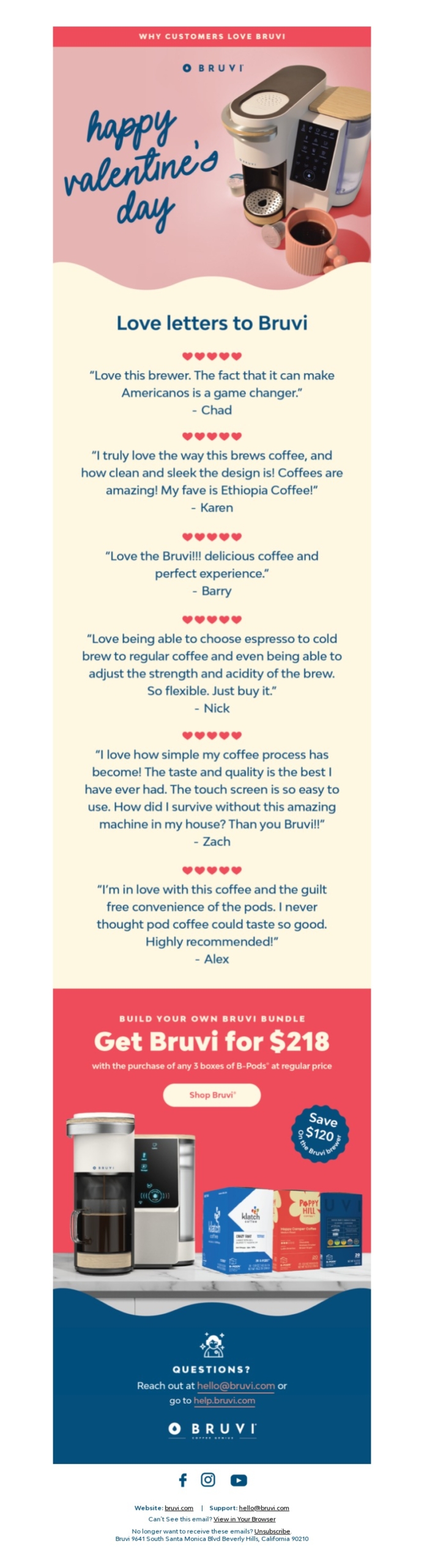 bruvi-valentines day email template