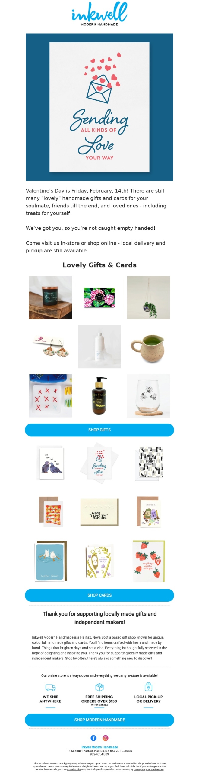 inkwell-valentines day email template