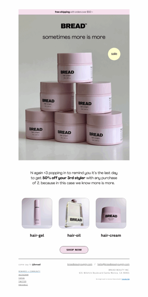 bread 2-beauty email template(1)