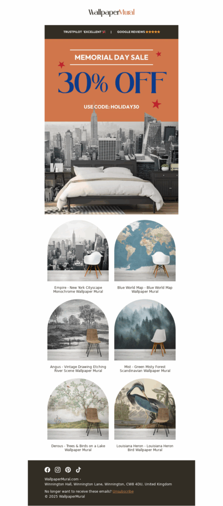 wallpaper mural 3-home decor email template