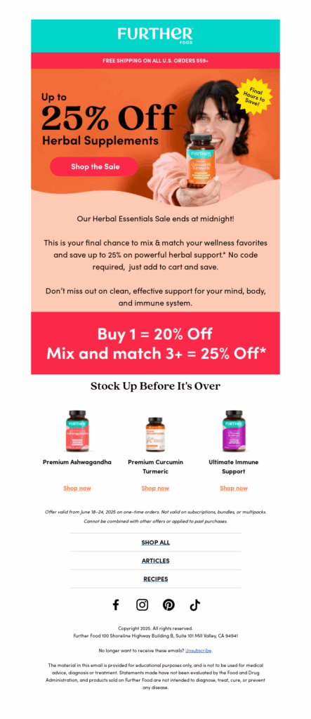 further-healthcare email templates