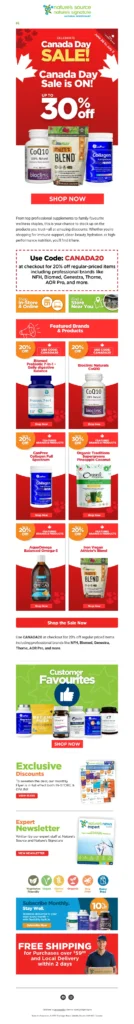 natures 2-healthcare email templates