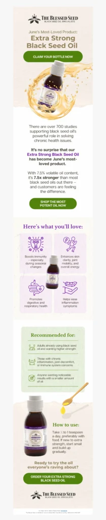 the blessed seed-healthcare email templates