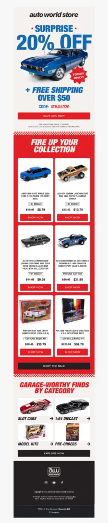 auto world 2-automotive email template
