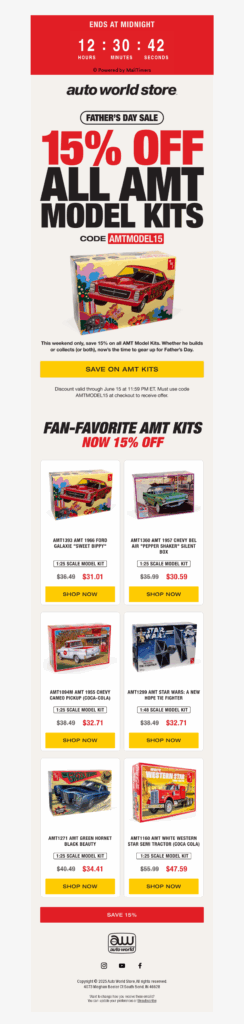 auto world-automotive email template