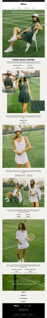 wilson 3-sports email template