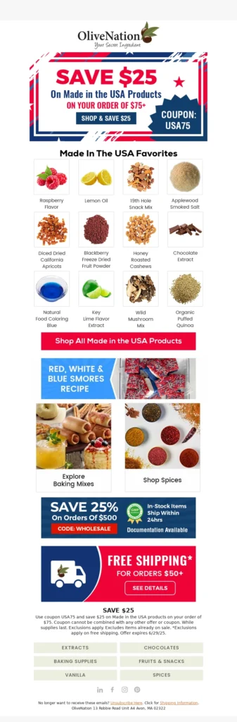 olive nation-1-food & beverage email templates