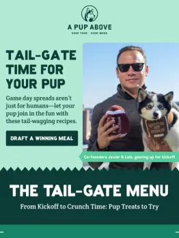 🏈 Pup-Approved Game Day Menu