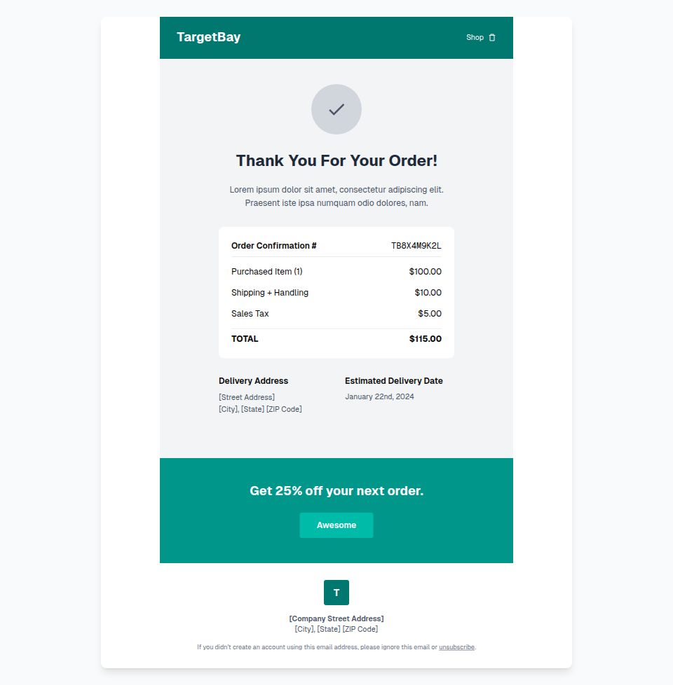 Order Confirmation Email Templates-2