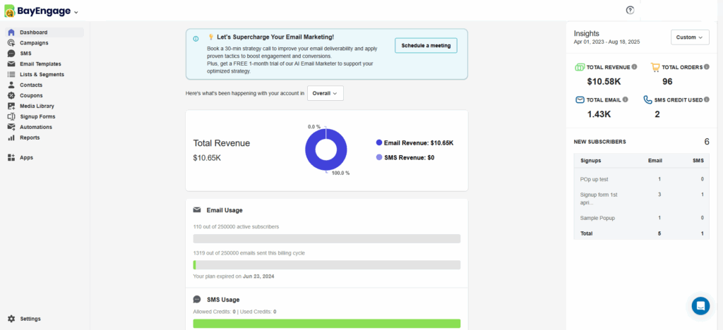 BayEngage email marketing software