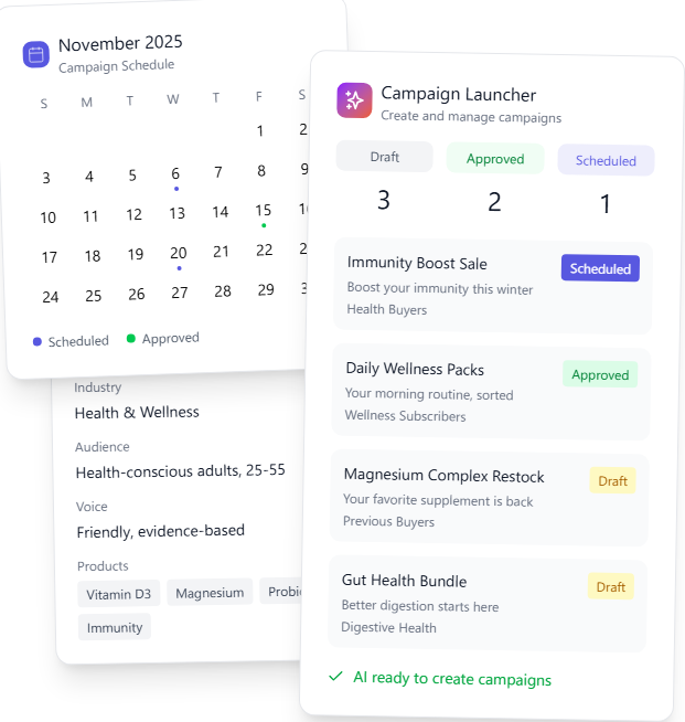 TargetBay AI Email Agent dashboard