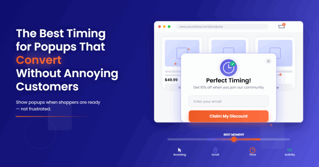 Best Timing for Popups