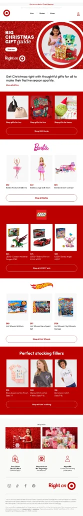 target-Christmas Email Templates