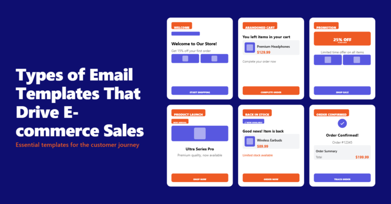 Types Of Email Templates That Drive E-commerce Sales In 2026